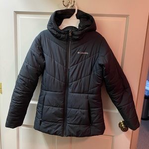 Girls Columbia hooded winter coat